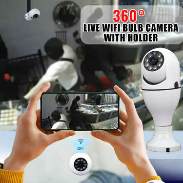 360 Degree Rotating Live Wi-Fi CCTV Camera